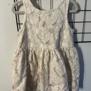 Cream Lace Dress